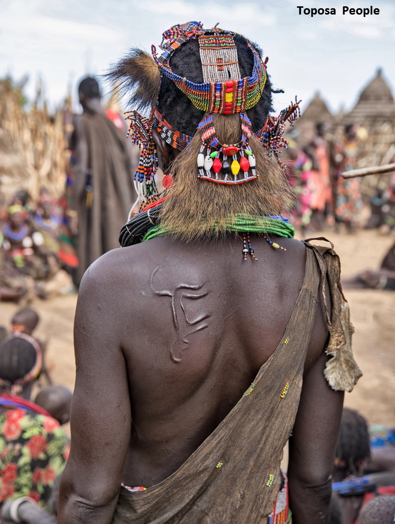 Toposa Scarifications