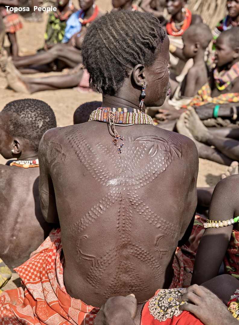 Toposa Scarifications